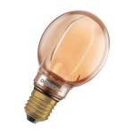 Osram Vintage 1906 LED E27 Globe Filament Gold 80mm 4W 220lm - 818 Extra Warm White | Dimmable - Replaces 22W