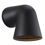 Nordlux Front Wall Light Aluminium Black | Suitable for GU10