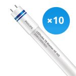 Multipack 10x Philips LED Tube T8 MASTER (HF) High Output 20W 3100lm - 865 Daylight| 150cm - Dimmable - Replaces 58W