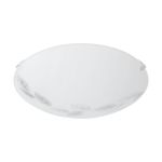 Eglo Wall and Ceiling Light Mars Steel White | IP20 - Suitable for 1x E27 