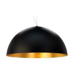 Eglo Pendant Gaeta 1 Steel Black Gold | IP20 - Suitable for 1x E27 