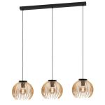 Eglo Pendant Venezuela Black, Gold | Suitable for 3x E27