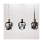 Eglo Pendant Empoli Steel Black | IP20 - Suitable for 3x E27 