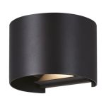 Eglo Wall Light Calpi 3 Aluminium Black 2.8W 420lm - 830 Warm White | IP54