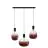 Calex XXL Marron Red Complete Set - Including 3 XXL Bulbs + Cordset Rectangular base