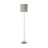 Eglo Floor Lamp Pasteri Steel Satin Nickel Taupe | IP20 - Suitable for 1x E27 