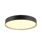 SLV Decona 42 Ceiling Light Aluminium Black Gold Round 23W 2680lm - 930-940 CCT | IP44 - Best Colour Rendering - Dimmable 