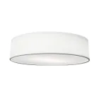 D'Lite Ceiling Light Lunelle 50cm Textile White | Suitable for 3x E27 