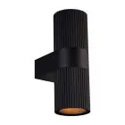 Nordlux Kyklop Wall Light Aluminium Black Up & Down | Suitable for 2x GU10