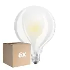 Multipack 6x Ledvance  Classic LED E27 Globe Filament Frosted 11W 1521lm - 827 Extra Warm White | Replaces 100W