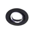 Noxion Recessed Spot Drome MR16 Tiltable Black | Cutout 69mm - GU10 Socket